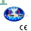 oval led open signs with shining picture attracting people