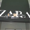 Advertising LED Lighted Words Acrylic Face Stainless Steel Edges