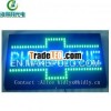 LED PHARMACIE green and blue indoor cross sign