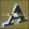 Backlit Laser Cut Brushed Stainless Steel Signage Letters