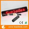 single line red color remote electronic scrolling display sign
