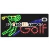 rgb color rectangle acrylic led golf lighting box for attracting