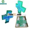 single face and double colors low price iron led cross display