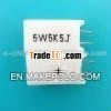 5W cement type resistor