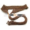 Beads and rope braided belt