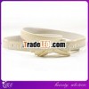 2013 top design candy colors pu middle waist belts for women