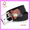 Black Fancy Excellent Abrasion Resistance Automatic Buckle Elastic Belt For Men