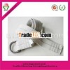 Formal brown men leather waist belt with black alloy buckle