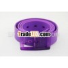 Rock Addict - Fluoro Purple Adjustable TPE Belts