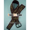 flower printed fabric belts, Dressed webbing belts W100317-05