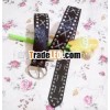 PU Belt with Metal Decoration,  Customized designs are welcome