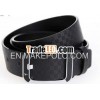 7A02064300 wide solid color belt for men top brand septwolves genuine leather belt for man
