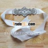 New Arrival Hot Sale Rhinestone and Glass beads Ribbon Sashes