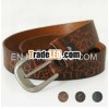 New mens carving sooting antique finish belt