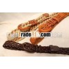 New Fashion Colored Braided Genuine Leather Belts for Lady