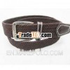 brown mens elastic stretch braided belt