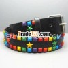 Hand crafted full padded decorated colorful Belts