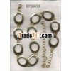2012-2013 fashion zinc metal oval link belt