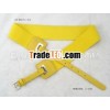 NEW!!2012 fashion elastic belt with pu leather