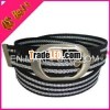 new style multicolor and multiple stripes fabric canvas belt for women / kids belt