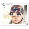 Most fashional check baby baseball cap