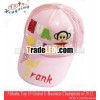 Lovely embroidery child mesh caps for sport