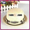 White/brown/yellow colors party gift hats/Jazz hats for children