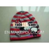 children' striped knitted hat