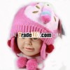 2012 Cute apple worm baby beanie hat/funky knitted hat for winter