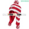kids cable knit earflap hat with custom embroidered log (MSH6508)