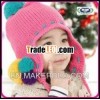 2012~2013 hot sale 100% acrylic winter hats knitted kids beanie