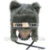 Fox Head Faux Fur Winter Hat