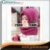 cut girl boy baby warm scarf winter children hats
