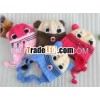2012 Winter warm acrylic knitted beanie hat for kids