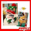 OXGIFT 2014 latest winter stripe children knitted hat and scarf set