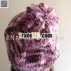 Custom Hand Knitting Beanie Hats with Pom