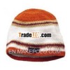 100%Acrylic fashion striped winter knitted hat