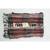 100% viscose woven check scarfs hijabs