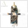 2013 new coming neon heart leopard printed polyester scarf