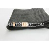 Melange grey 3*3 stripe winter warm wool acrylic scarf