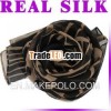 100% square silk scarf