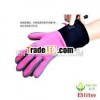battery heated gloves fashion girls gloves/electric heated gloves with rachargeable lithium polymer