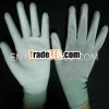 ESD palm coated gloves