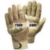Coyote Brown - Flame / Heat & Cut Resistant Hard Knuckle Tactical Gloves (Nomex/Kevlar)