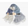 Pastel stripe linen viscose scarf