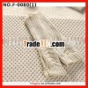 Winter ladies fashion fingerless white long custom knit gloves