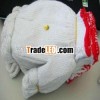 Snow White Glove Double Side PVC dot Glove Construction NaturaI White Factory Knit Work Glove Anti-S