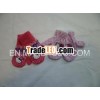 baby cute gloves with Hello Kitty embroidey logo /babay knitted gloves