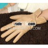 Winter ladies short fashion leather gloves