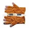 Polyester material glove for capacitive screen